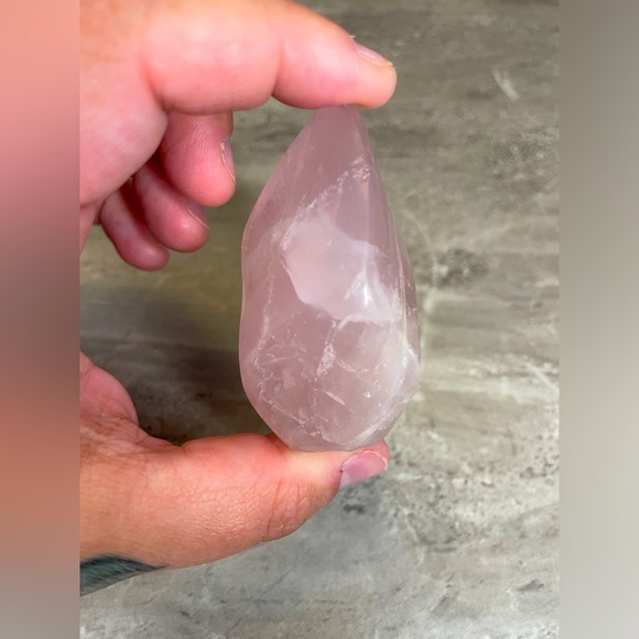 COPY - Rose Quartz Crystal Flame - Picture 2 of 2